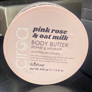 Pink Rose & Oat Milk Body Butter by Ciroa